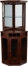 Load image into Gallery viewer, Home Source Corner Bar Unit, Mahogany
