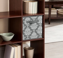 Load image into Gallery viewer, ClosetMaid 3254 Cubeicals Fabric Drawer, Gray Damask HA9738
