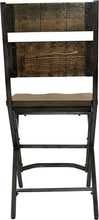 Load image into Gallery viewer, 24&quot; Rustic Counter Height Barstool Set of 2
