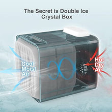 Load image into Gallery viewer, Portable Air Conditioner, Portable AC with 2 Ice Crystal Box, 3 Wind Speeds Personal Air Cooler for Home, Bedroom Room, Office, Dorm, Car
