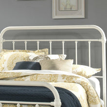 Load image into Gallery viewer, Hillsdale Kirkland White Spindle Panel Metal TWIN Bed MRM2326
