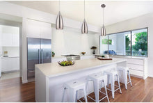 Load image into Gallery viewer, Westinghouse Lighting Percy One-Light Indoor Mini Pendant, White, set of 3
