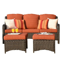 Load image into Gallery viewer, 72.83&#39;&#39; Wide Outdoor Patio Sofa with Cushions
