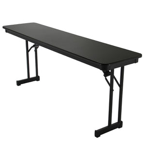 Black 72" Rectangular Folding Table #AD106