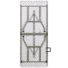 Load image into Gallery viewer, 72&#39;&#39; Plastic Rectangular Fold-in-Half Folding Table
