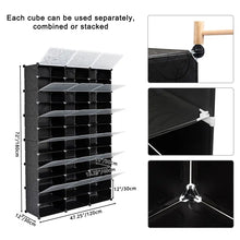 Load image into Gallery viewer, 72 Pair Stackable Shoe Storage Cabinet
