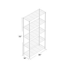 Load image into Gallery viewer, 72&quot; H x 36&quot; W x 14&quot; D Wire Shelving Unit MRM2038
