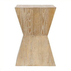 Safavieh Natak Curved Oak Side Table 2035