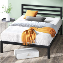 Load image into Gallery viewer, Zinus Mia 38” Metal Platform Bed Frame with Headboard, Full
