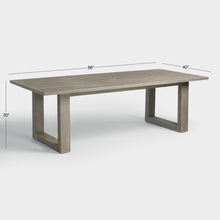 Load image into Gallery viewer, Gray San Sebastian Outdoor Dining Table, *as is*
