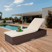 Load image into Gallery viewer, 76&#39;&#39; Long Reclining Single Chaise with Cushions
