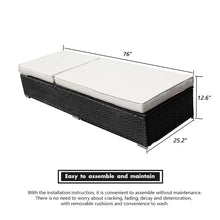 Load image into Gallery viewer, 76&#39;&#39; Long Reclining Single Chaise with Cushions
