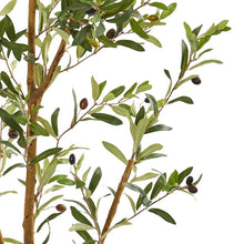 Load image into Gallery viewer, 77&quot; Artificial Olive Tree in Planter 5886RR
