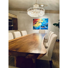 Load image into Gallery viewer, Live Edge Reclaimed Wood Large Dining Table (3 boxes)
