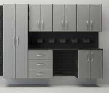Load image into Gallery viewer, 7pc Cabinet Storage Set - Black/Platinum Carbon 5542RR (17 boxes)
