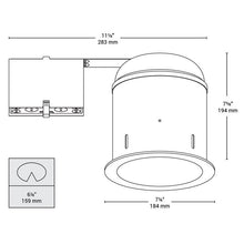 Load image into Gallery viewer, White 7&quot; Recessed Lighting Kit ( Set of 4 ) (4 Boxes) AP584
