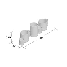 Load image into Gallery viewer, 7 Piece Small Iron and Glass Hurricane Set
