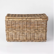 Load image into Gallery viewer, Lidded Kooboo Rattan Basket 17.5&quot; x 17.5&quot; - Threshold™ designed with Studio McGee 500AH
