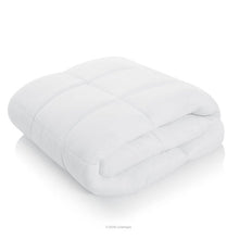 Load image into Gallery viewer, Linenspa Traditional White Solid Polyester Microfiber Down Alternative Plush Comforters, Queen, Reversible Washable

