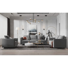 Load image into Gallery viewer, HONBAY Armless Chair Module for Modular Sectional Sofa Accent Chair with Storage, Grey
