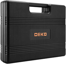 Load image into Gallery viewer, DEKOPRO 65 Pieces Tool Set General Household Hand Tool Kit with Storage Case Plastic ToolBox
