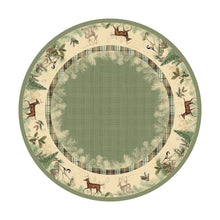 Load image into Gallery viewer, Woodland Forest Round Tablecloth  GL113
