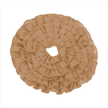 Load image into Gallery viewer, SARO LIFESTYLE Ruffled Design Tree Skirt Natural Color-56 Round, 56"
