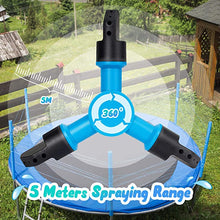 Load image into Gallery viewer, Trampoline Sprinkler for Kids Outdoor Play, Trampoline Accessories Sprinkler Water Park, Outdoor Trampoline Water Play Sprinklers for Kids Boys Girls Adults, Fun Water Park Summer Toys
