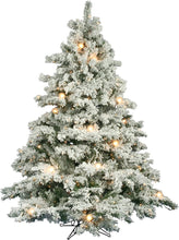 Load image into Gallery viewer, 6.5&#39; Alaskan Pine Artificial Christmas Tree with Snowy Effect
