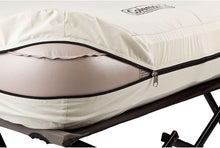 Load image into Gallery viewer, Coleman Camping Cot, Air Mattress, and Pump Combo | Folding Camp Cot and Air Bed with Side Tables and Battery Operated Pump MRM1176
