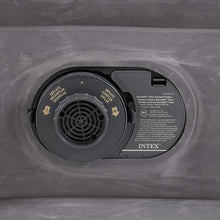 Load image into Gallery viewer, Intex 18-inch Inflatable Fiber-Tech Elevated Premium Plush Airbed Mattress with Built-In Pump, King
