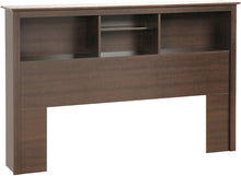 Load image into Gallery viewer, Full/Queen Bookcase Headboard, Espresso

