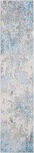Load image into Gallery viewer, SAFAVIEH Tulum Collection 2&#39; x 7&#39; Grey/Blue Modern Abstract Non-Shedding Living Room Entryway Foyer Hallway Bedroom Runner Rug
