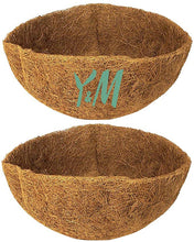 Load image into Gallery viewer, 2PCS 14&quot; Round Coconut Fiber Liner Pre-Formed Replacement for 14&#39;&#39; Hanging Basket
