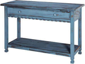 Country Cottage Reclaimed Wood Console Table 7312