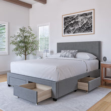 Load image into Gallery viewer, Queen Lucas Upholstered Platform Bed Frame  Headboard only
