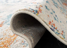 Load image into Gallery viewer, SAFAVIEH Madison Collection 10&#39; x 14&#39; Cream / Orange Modern Abstract Non-Shedding Living Room Bedroom Dining Home Office Area Rug
