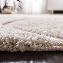 Load image into Gallery viewer, Florida Shag Collection, 5'3" x 7'6'  Runner, Cream
