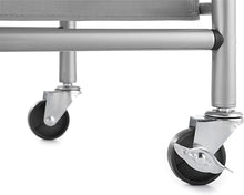Load image into Gallery viewer, 3 Section Rolling Laundry Sorter with Folding Station - Ironing Board
