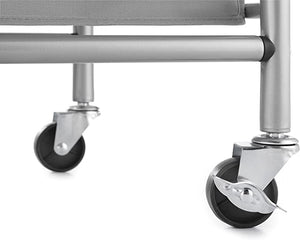 3 Section Rolling Laundry Sorter with Folding Station - Ironing Board