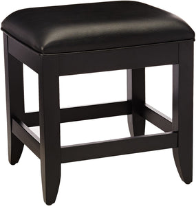 Bedford Black Vanity Bench by Home Styles 7009