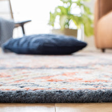 Load image into Gallery viewer, SAFAVIEH Samarkand Collection 10&#39; x 14&#39; Rust/Blue Hand-Knotted Traditional Oriental Premium Wool Living Room Dining Bedroom Area Rug
