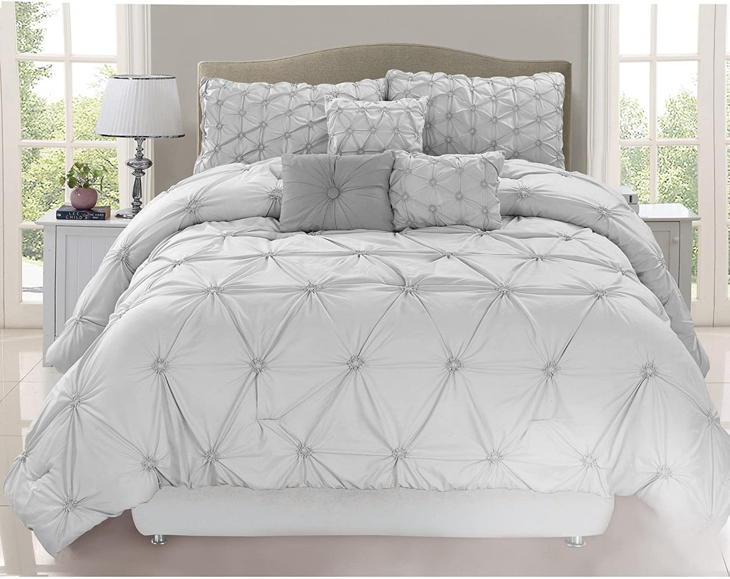 Safdie & Co. Chateau Collection Chateau 7Piece Comforter Set, Full/Queen