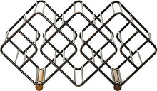 Load image into Gallery viewer, 12-Bottle Metal Stackable Wine Storage Rack, Antique Black
