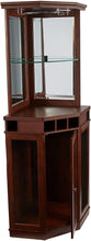Load image into Gallery viewer, Home Source Corner Bar Unit, Mahogany
