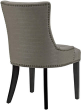 Load image into Gallery viewer, Modway Marquis Modern Upholstered Fabric  Dining Chair with Nailhead Trim in Granite, #6276
