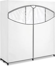 Load image into Gallery viewer, Extra-Wide Clothes Closet, 60” with, White Cover

