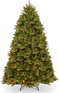 National Tree 7 ft. Newberry Spruce Tree with Clear Lights, Green MRM21