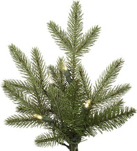 Load image into Gallery viewer, 4.5&#39; Fresh Balsam Fir Artificial Christmas Tree, Warm White Dura-Lit LED Lights - Faux Christmas Tree - Seasonal Indoor Home Decor
