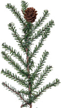 Load image into Gallery viewer, 42&quot; Caramel Pine Artificial Christmas Tree Unlit, Seasonal Indoor Home Decor with Decorative Burlap Base
